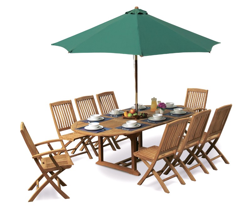 8 seater folding dining table